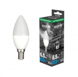 LED CN 6,5Вт E14 4200K B35 ES