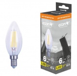 LED CN 6 Вт E14 2700 B35 FIL
