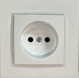 Розетка Камелия 2П 10А 250В белая