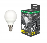 LED P 10Вт E14 3000K P45 ES