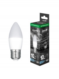 LED CN 10Вт E27 6500K B35 ES