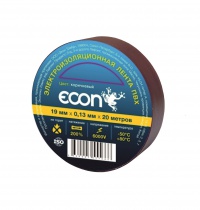 Изолента ECON 19/20, коричневый