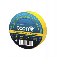 Изолента ECON 15/20, желтый