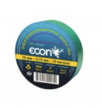 Изолента ECON 15/10, зеленый