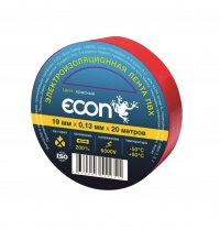 Изолента ECON 19/20, красный