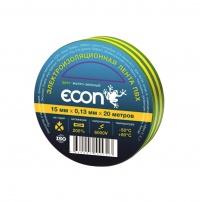 Изолента ECON 15/20, желто-зеленый