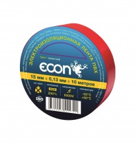 Изолента ECON 15/10, красный
